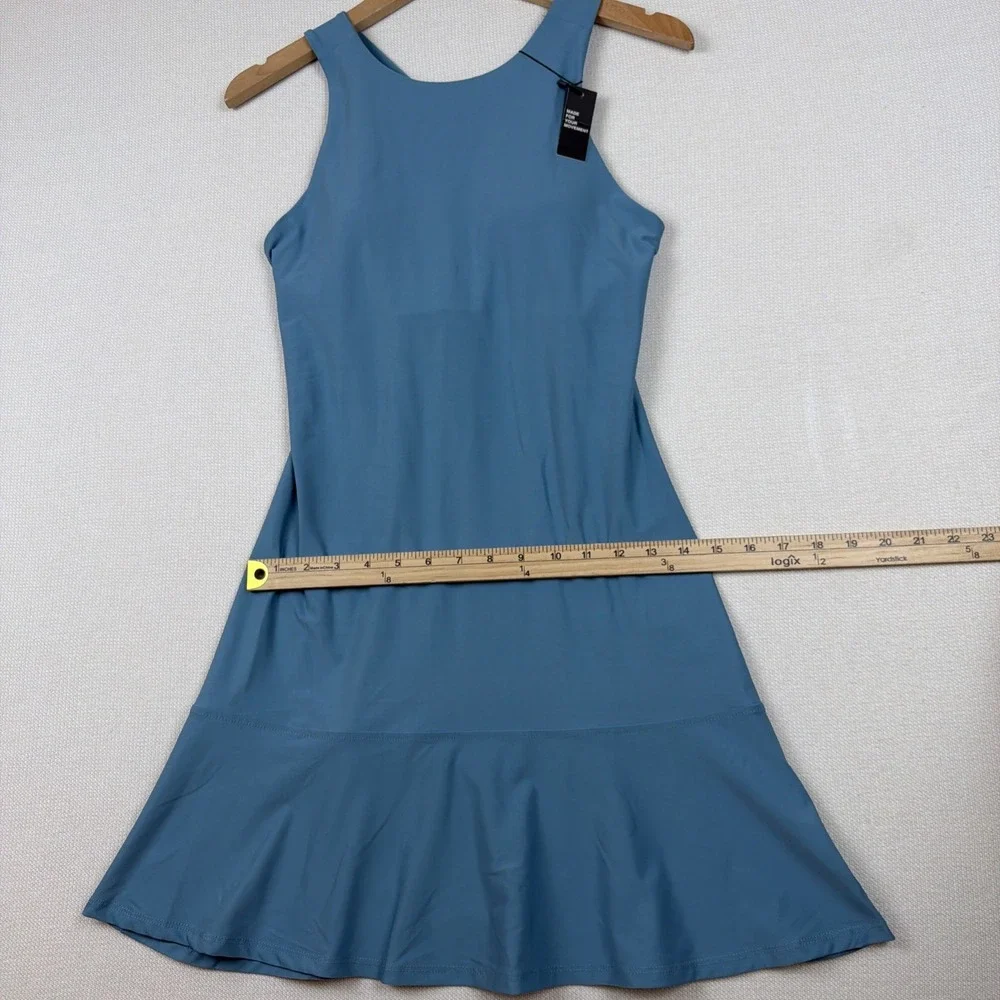 Etonic Performance Active Tank Dress Size XS Blue NWT Built in Bra Athletic Golf